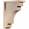 Ekena Millwork Mediterranean Smooth Corbel w/Backplate, Douglas Fir, 5 1/2"W x 14"D x 18"H COR06X14X18MED01SDF - alternate 1